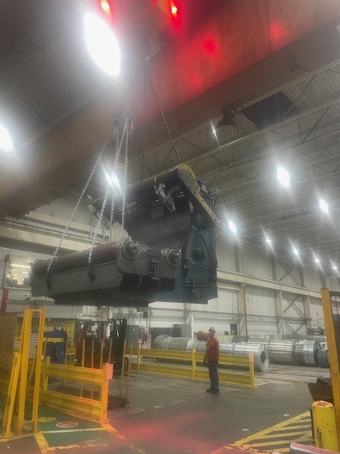 Interior view of the automated sorting systems